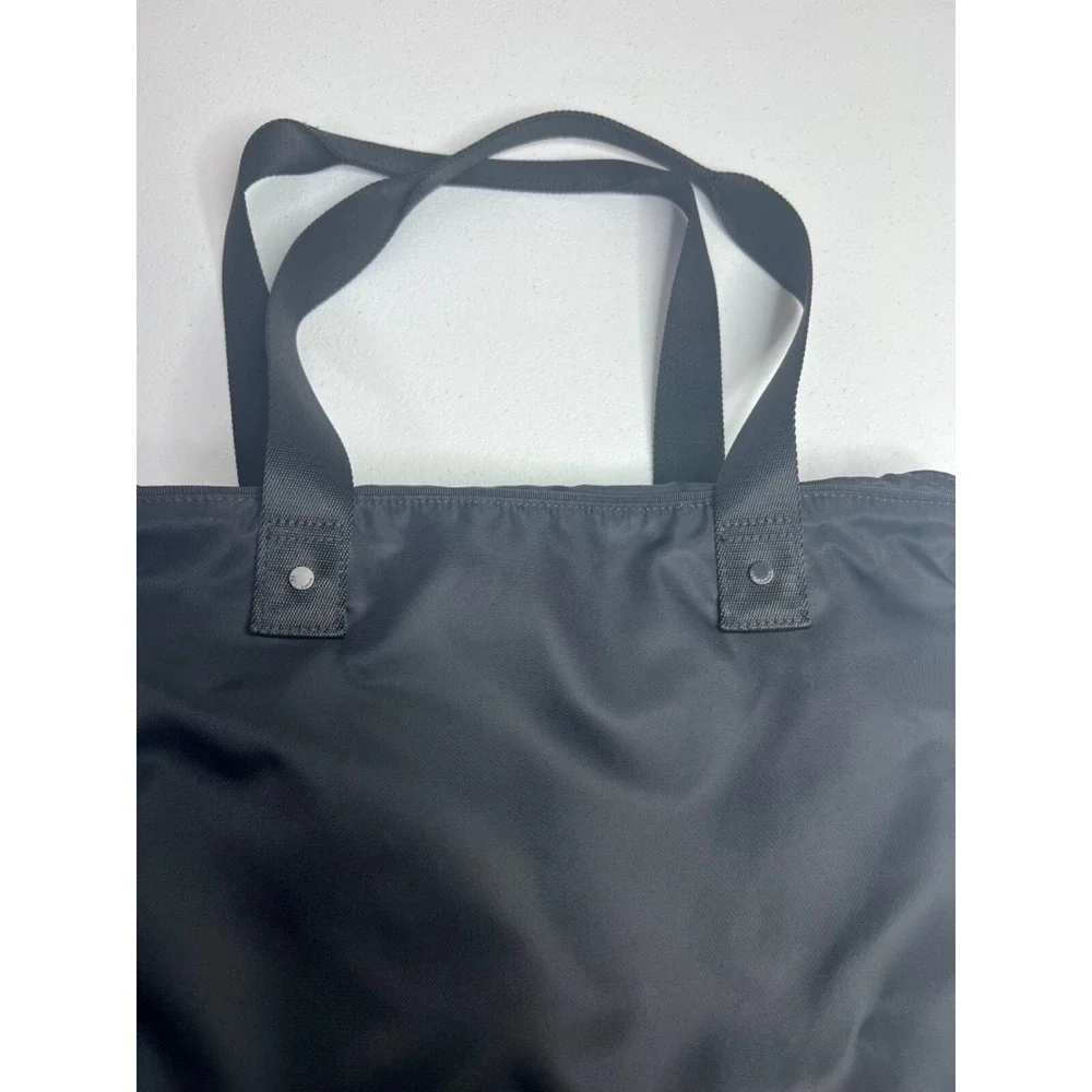 Lululemon Bring It Om Tote Bag Black Expandable Gym Yoga